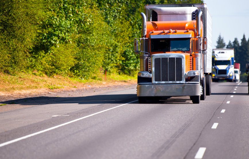 image of a truck featured in ground transportation